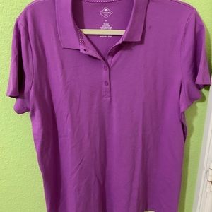 Purple Polo Top from St. John’s Bay